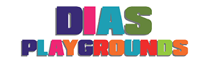 Лого на онлайн магазин за уреди за детски площадки и стрийт фитнес уреди DiasPlaygrounds.com
